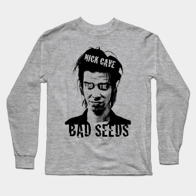 Nick Cave and the Bad Seeds Long Sleeve T-Shirt by OSCAR BANKS ART